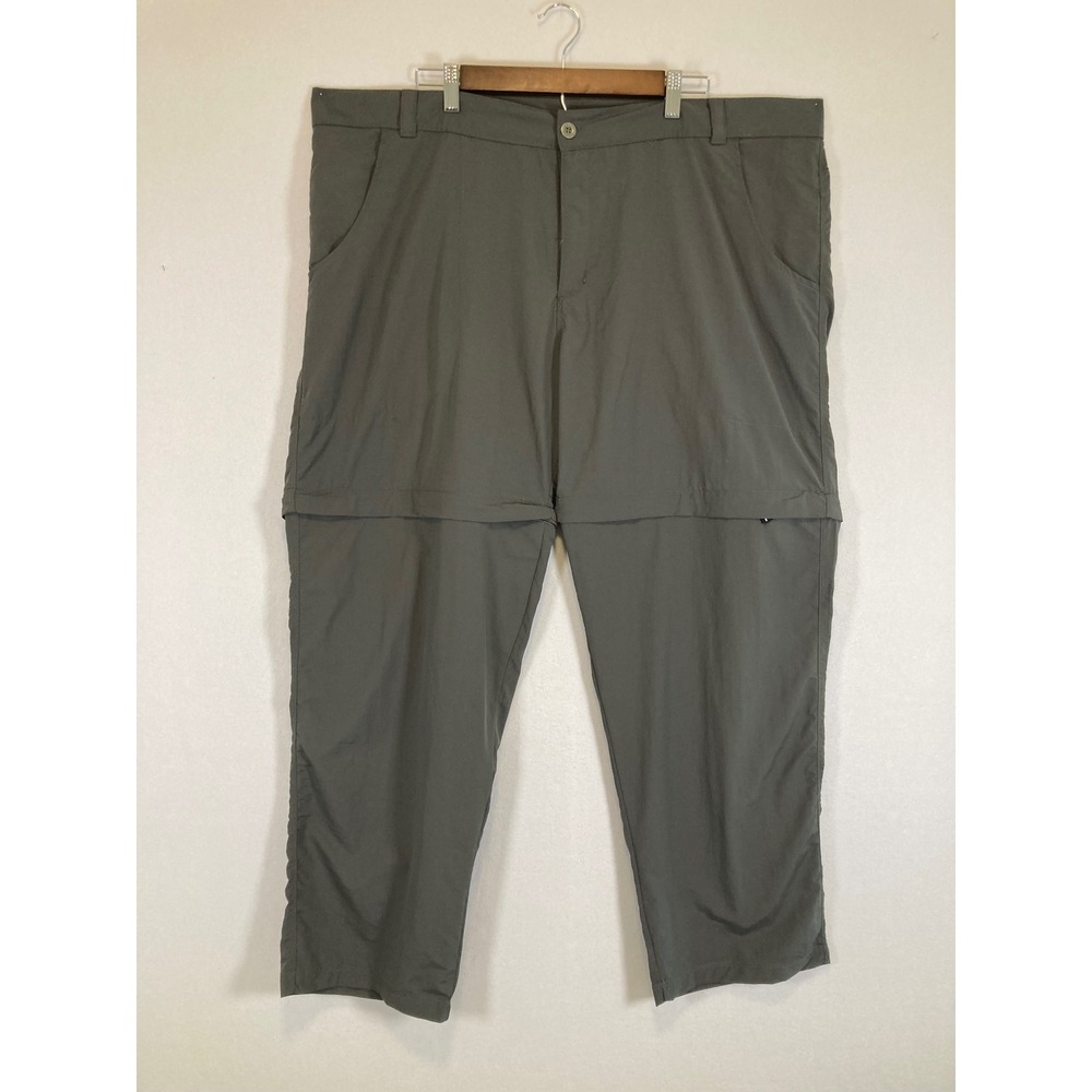 Outdoor Gorpcore White Sierra Men 3X Gray Convertible Zip Off Hiking Cargo Pants